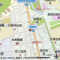 兵庫県豊岡市城南町5-11周辺の地図
