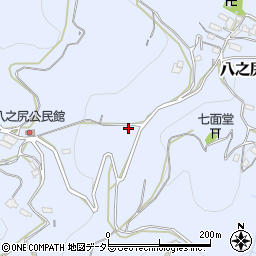 山梨県西八代郡市川三郷町八之尻周辺の地図