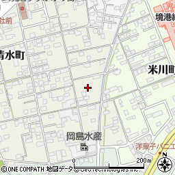 鳥取県境港市清水町628周辺の地図