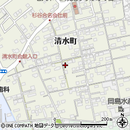 鳥取県境港市清水町647-4周辺の地図