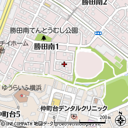 神奈川県横浜市都筑区勝田南1丁目16-28周辺の地図