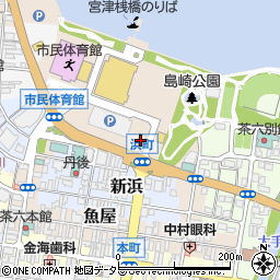 宮津市観光交流センター周辺の地図