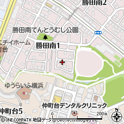 神奈川県横浜市都筑区勝田南1丁目16-27周辺の地図
