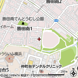 神奈川県横浜市都筑区勝田南1丁目16-30周辺の地図