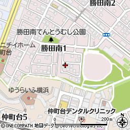 神奈川県横浜市都筑区勝田南1丁目16-26周辺の地図