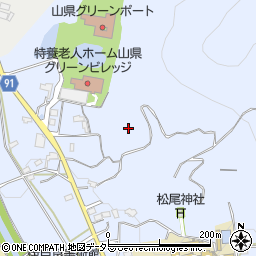 岐阜県山県市大門周辺の地図