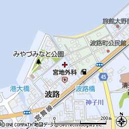 京都府宮津市波路2350周辺の地図