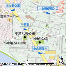神奈川日産川崎小倉店周辺の地図