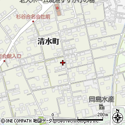 鳥取県境港市清水町645周辺の地図