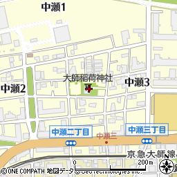 大師稲荷神社周辺の地図