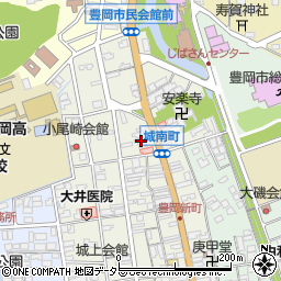 兵庫県豊岡市城南町5-9周辺の地図