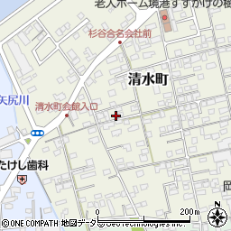 鳥取県境港市清水町704-1周辺の地図