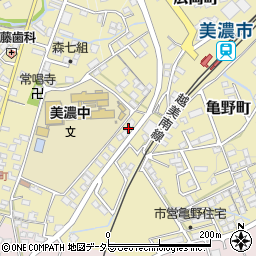 岐阜県美濃市3957周辺の地図