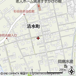 鳥取県境港市清水町644-4周辺の地図