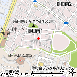 神奈川県横浜市都筑区勝田南1丁目16-13周辺の地図