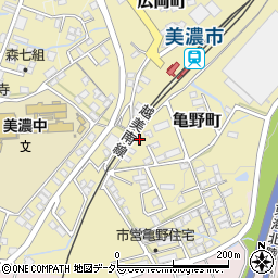 岐阜県美濃市3975周辺の地図