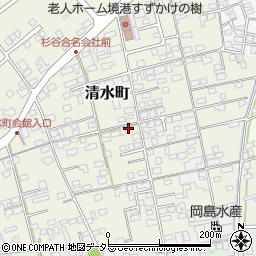 鳥取県境港市清水町644周辺の地図