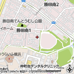 神奈川県横浜市都筑区勝田南1丁目16-22周辺の地図