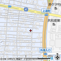鳥取県境港市上道町2204-9周辺の地図