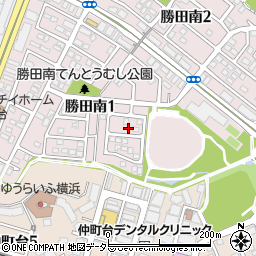 神奈川県横浜市都筑区勝田南1丁目16-23周辺の地図