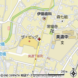岐阜県美濃市2744周辺の地図