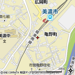 岐阜県美濃市3976周辺の地図