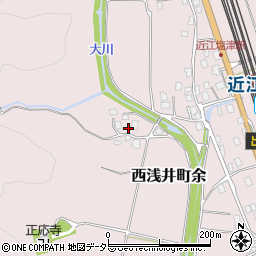 滋賀県長浜市西浅井町余1166周辺の地図