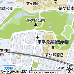 神奈川県横浜市都筑区茅ケ崎南周辺の地図