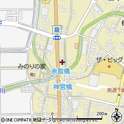 岐阜県美濃市122周辺の地図