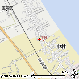 京都府宮津市中村210周辺の地図