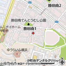 神奈川県横浜市都筑区勝田南1丁目16-14周辺の地図