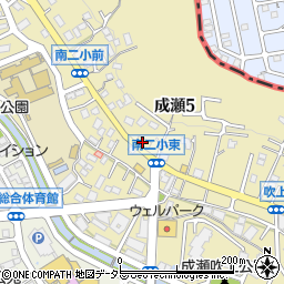 タイヤ館成瀬周辺の地図