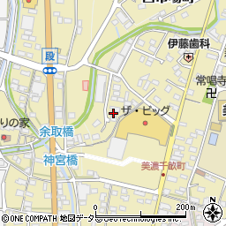 岐阜県美濃市千畝町2710周辺の地図