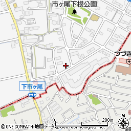 神奈川県横浜市青葉区市ケ尾町502-11周辺の地図