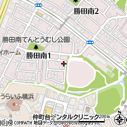 神奈川県横浜市都筑区勝田南1丁目16-21周辺の地図