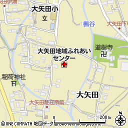 大矢田公民館周辺の地図