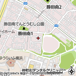 神奈川県横浜市都筑区勝田南1丁目16-20周辺の地図