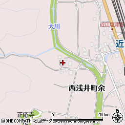 滋賀県長浜市西浅井町余1165周辺の地図