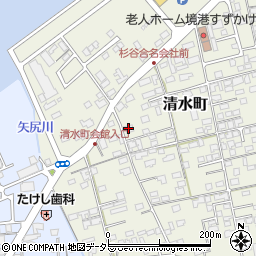 鳥取県境港市清水町707周辺の地図