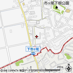 神奈川県横浜市青葉区市ケ尾町334-4周辺の地図