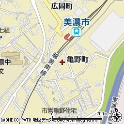 岐阜県美濃市3987-1周辺の地図
