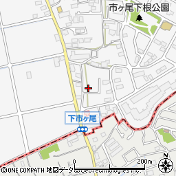 神奈川県横浜市青葉区市ケ尾町334周辺の地図