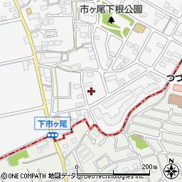 神奈川県横浜市青葉区市ケ尾町502-3周辺の地図