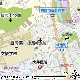 兵庫県豊岡市城南町6-22周辺の地図