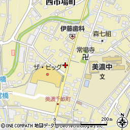 岐阜県美濃市2748周辺の地図