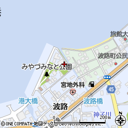 京都府宮津市波路2196-3周辺の地図