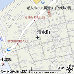 鳥取県境港市清水町728-3周辺の地図