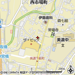岐阜県美濃市2747周辺の地図