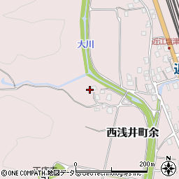 滋賀県長浜市西浅井町余1179周辺の地図