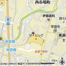 岐阜県美濃市2802周辺の地図